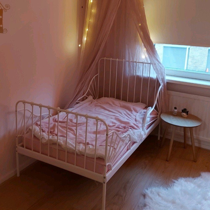 Ikea Minnen meegroeibed, Kinderen en Baby's, Kinderkamer | Bedden, Ophalen, 85 tot 100 cm, Gebruikt, Lattenbodem