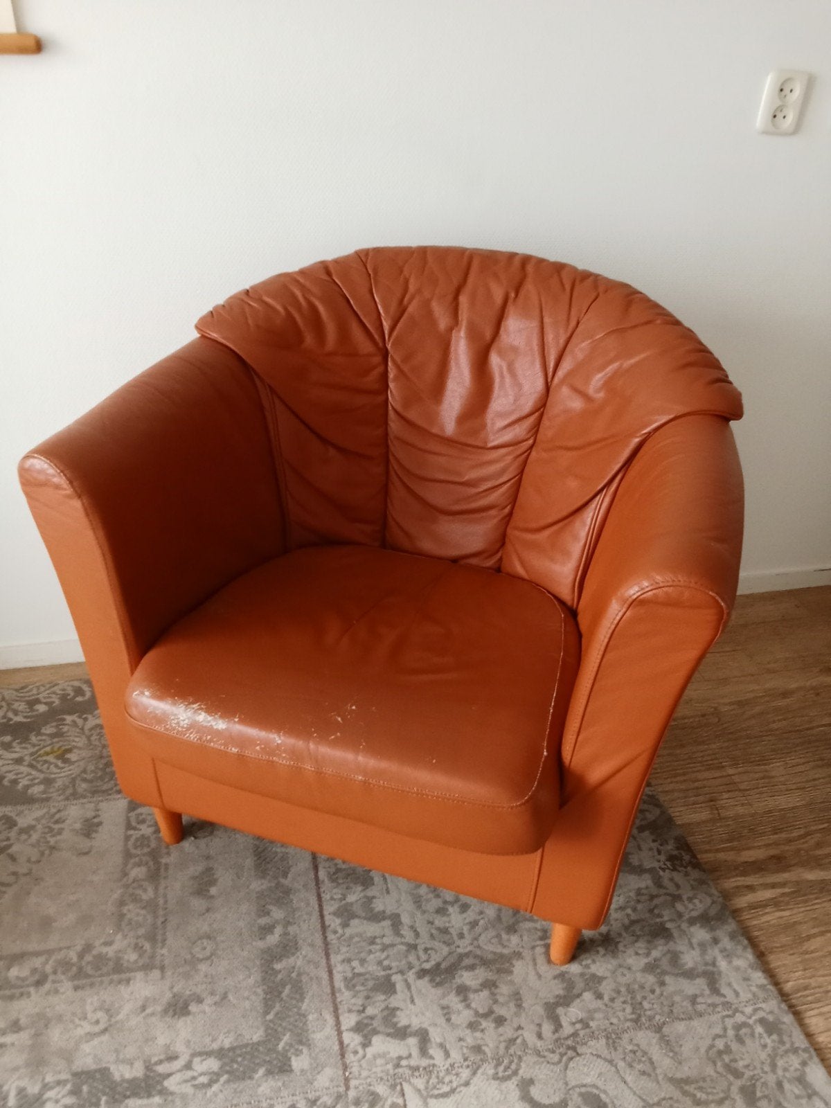 Poltrone vintage, Ophalen of Verzenden, Gebruikt, 50 tot 75 cm, Vintage