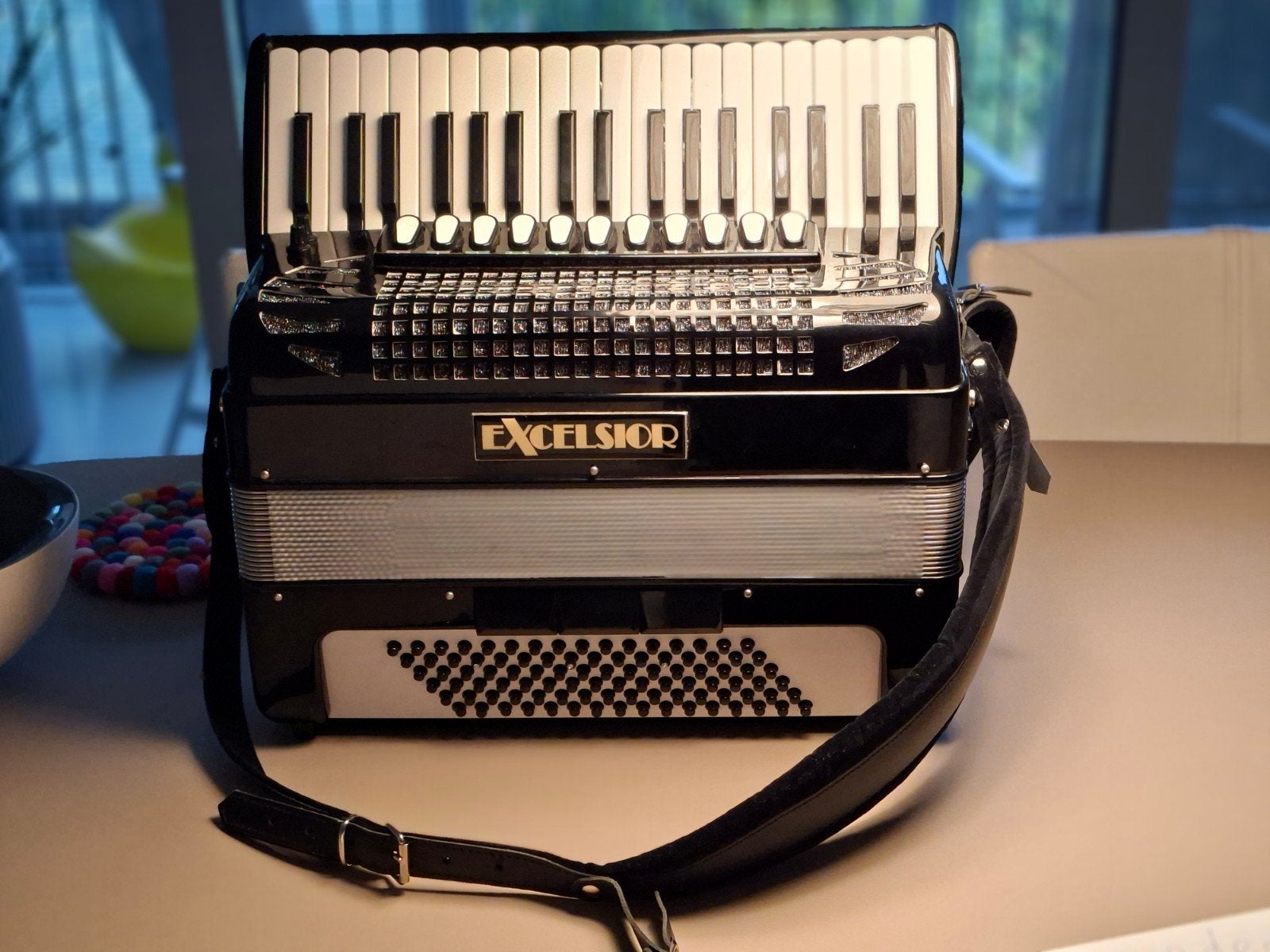 prachtige excelsior accordeon 96 bas, Overige merken, Gebruikt, 96-bas, Toetsaccordeon