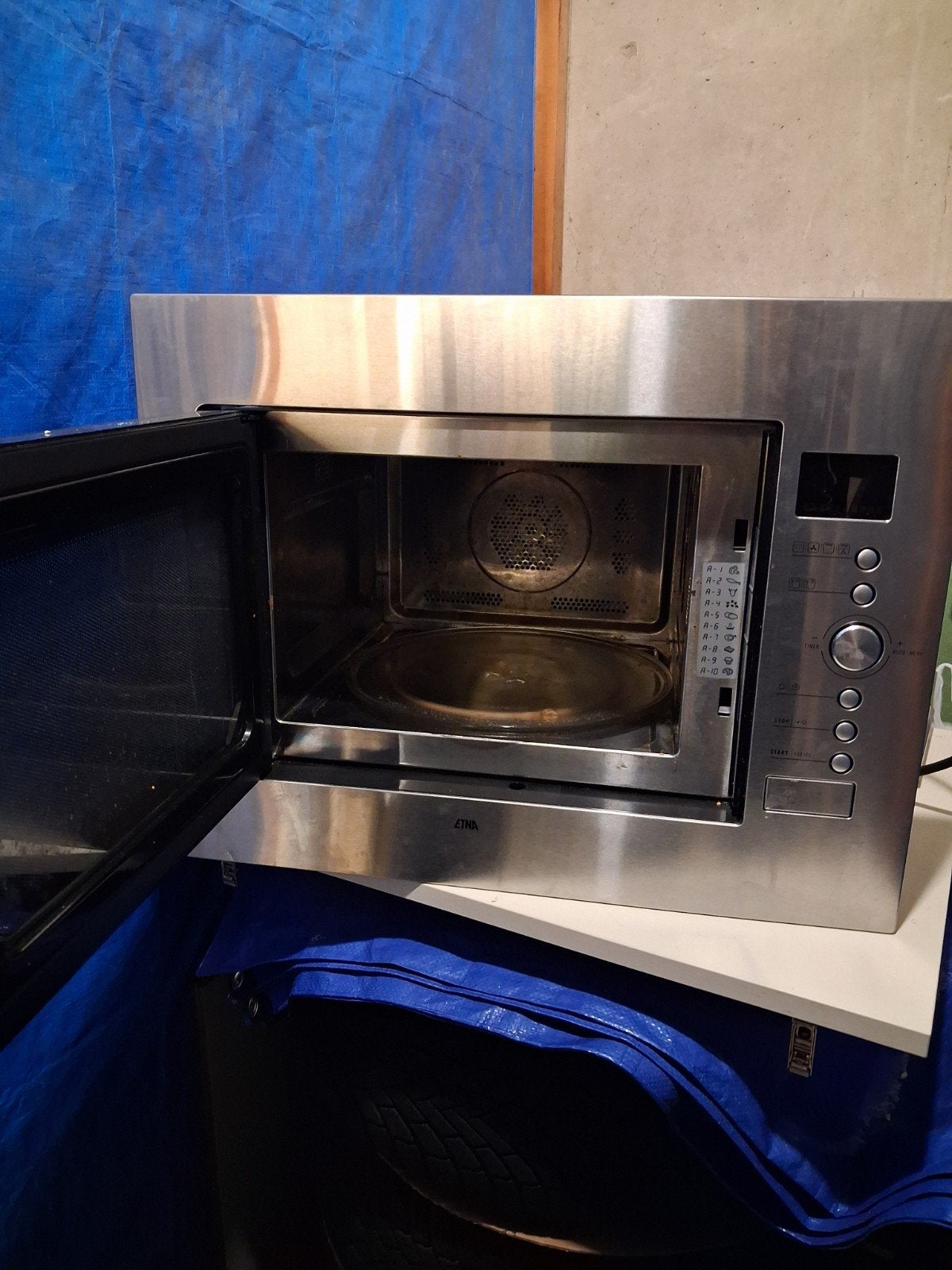 Combi magnetron, Ophalen, Gebruikt, Inbouw, Draaiplateau