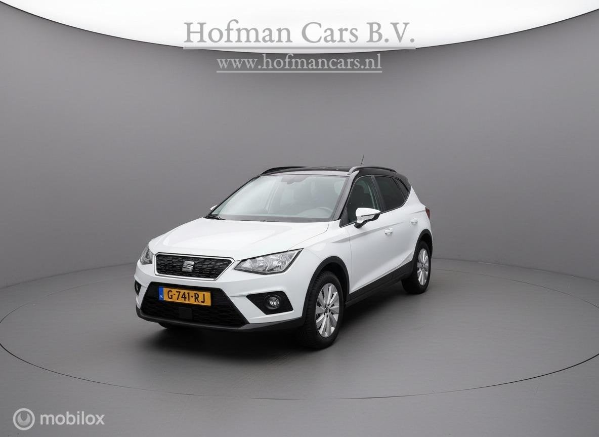 SEAT Arona 1.6 TDI DSG Style Business Intense | Automaat | 6, Auto's, Parkeersensor, Gebruikt, Wit, Origineel Nederlands