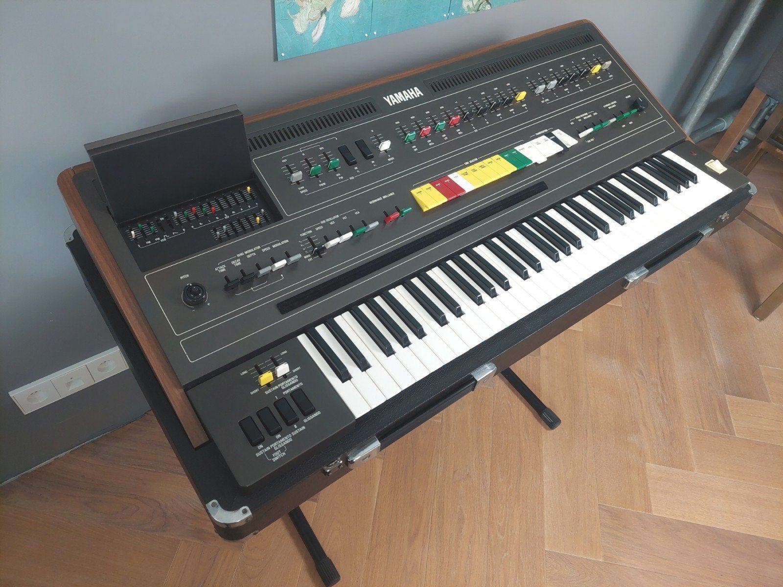👉Yamaha CS-60🔹️VERKOCHT!️🔹, Met midi-aansluiting, Yamaha, Ophalen of Verzenden, 61 toetsen