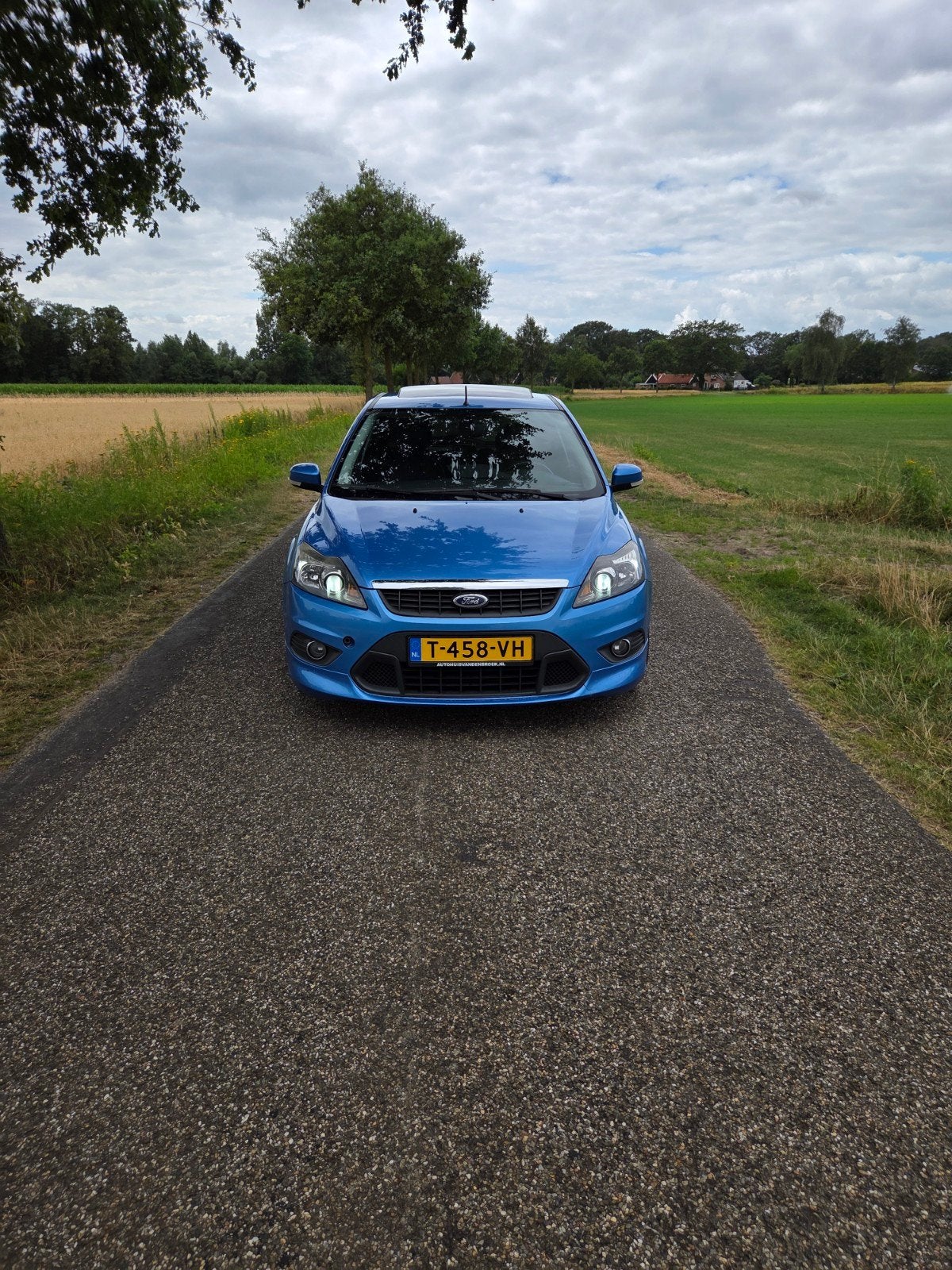 Ford Focus 1.8 92KW 5D 2008 Blauw, Auto's, 125 pk, Zwart, 4 cilinders, Blauw