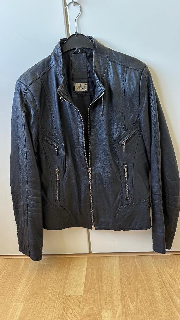 leren jas heren Roberto Cavalli maat 50/M, Maat 48/50 (M), Zwart, Ophalen of Verzenden, Zo goed als nieuw