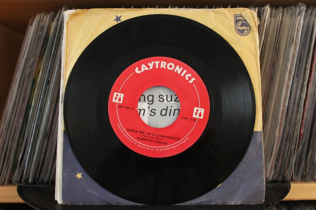 7" Single Roberto Carlos - Nada Me Va A Convencer / Quiero T, Gebruikt, 7 inch, Ophalen of Verzenden, Pop