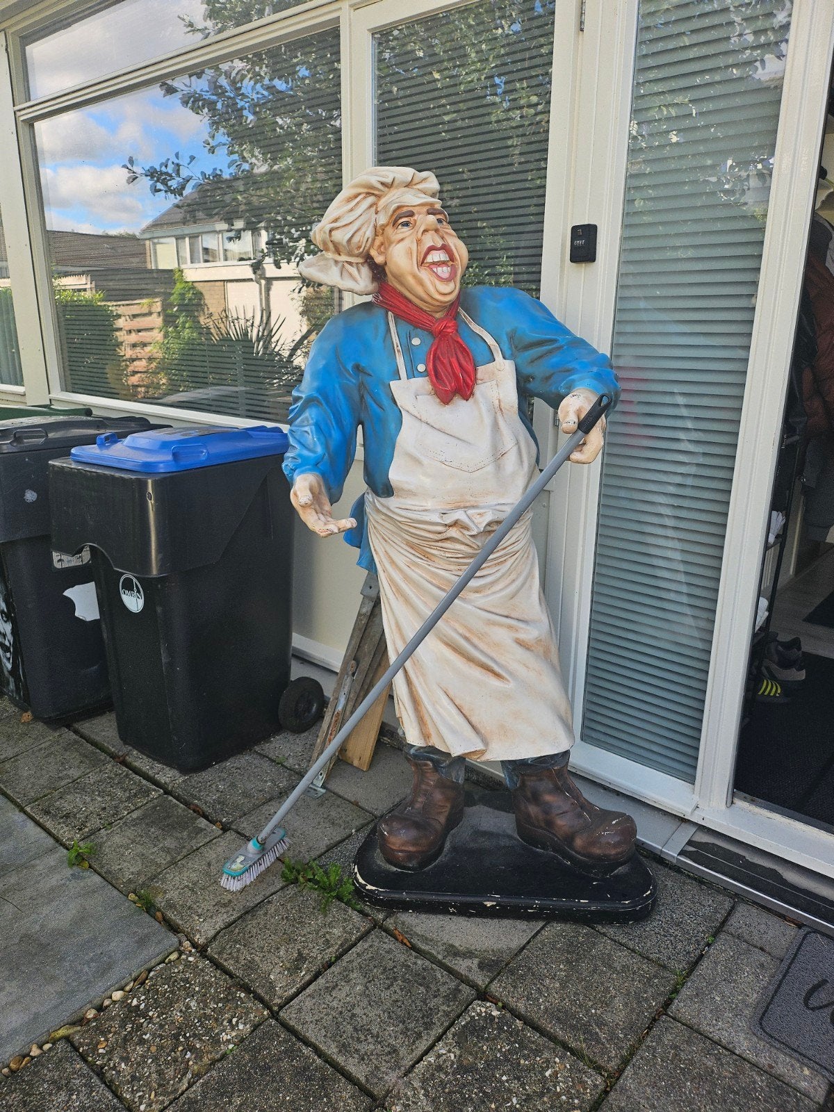 Levensgrote grappige kok - blikvanger voor mancave/zaak, Verzamelen, Ophalen, Gebruikt, Dier