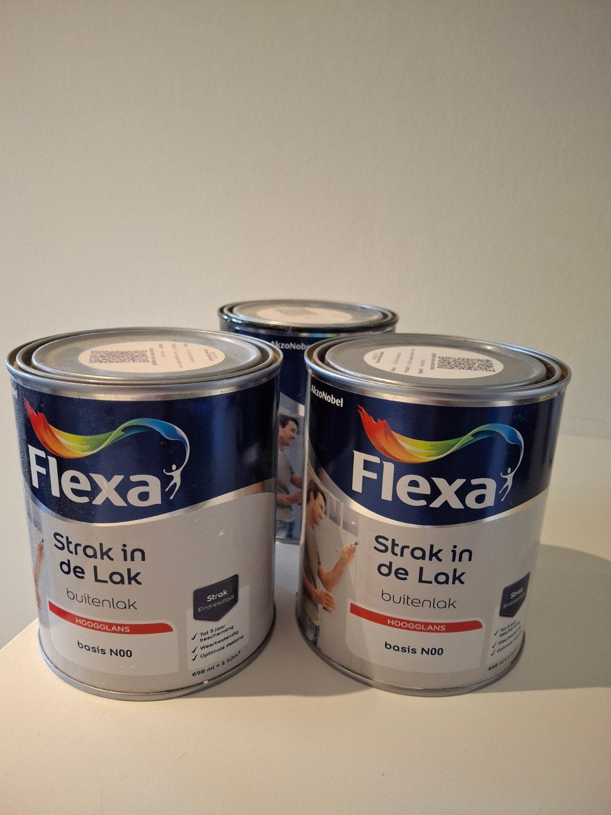 Flexa hoogglans grachtengroen buiten 1,5L, Nieuw, Ophalen of Verzenden, Lak, Minder dan 5 liter