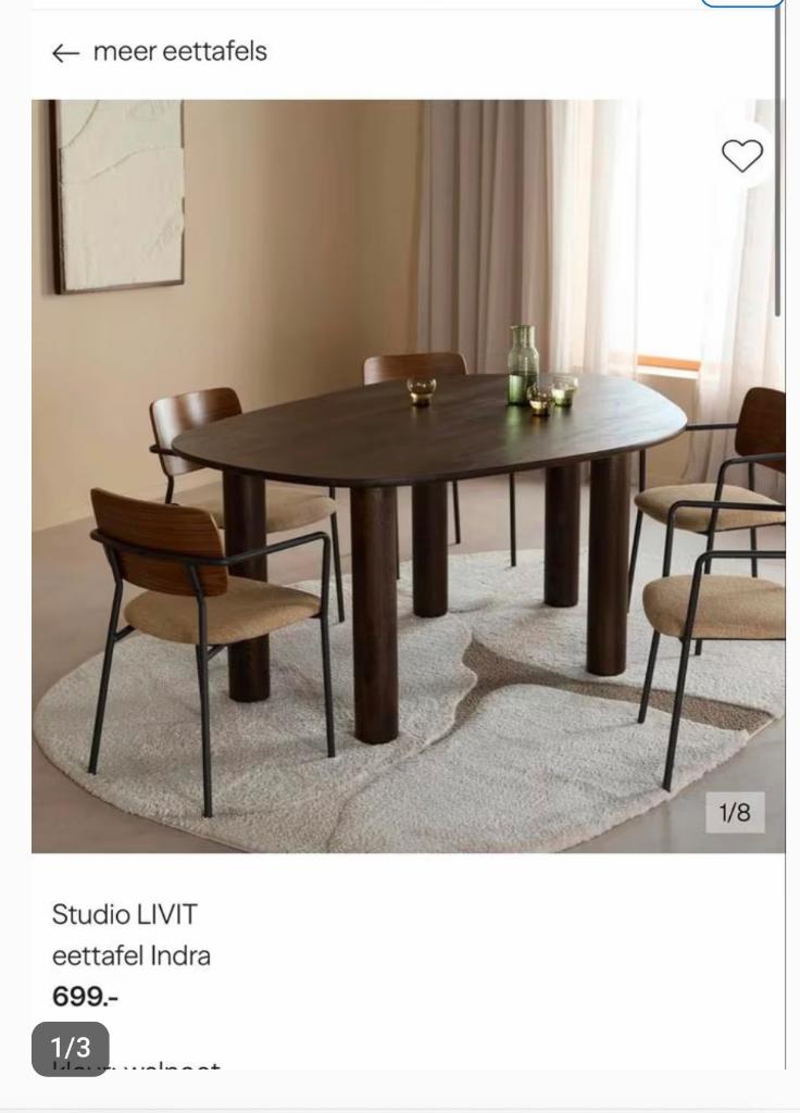 Eettafel, Huis en Inrichting, Tafels | Eettafels, Nieuw, 100 tot 150 cm, 150 tot 200 cm, Vijf personen of meer, Ovaal, Overige houtsoorten