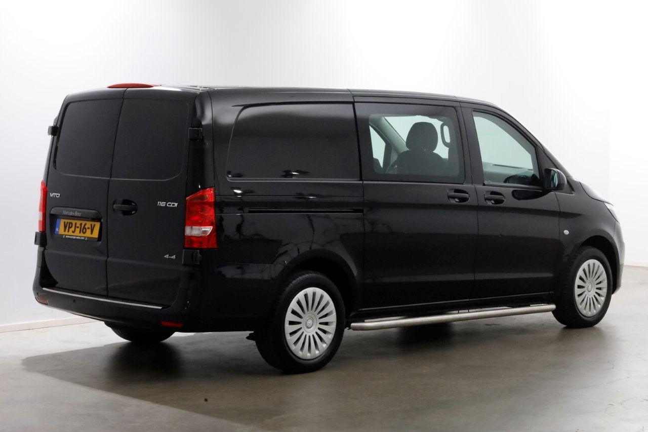 Mercedes-Benz Vito 116 CDI 163pk 9G Automaat Lang D.C. 4x4 Z, Auto's, Bestelauto's, Automaat, Gebruikt, 4 cilinders, 2000 kg