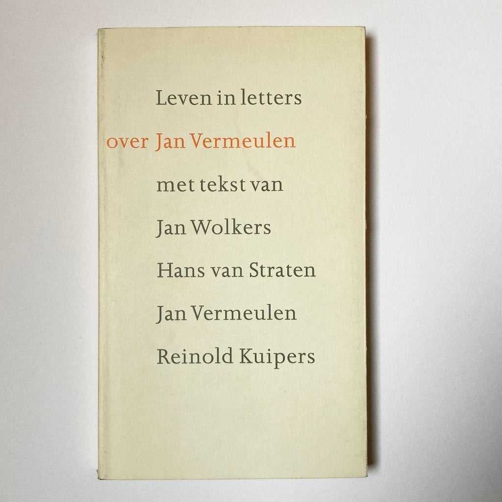 Leven in letters : over Jan Vermeulen, Boeken, Overige Boeken, Gelezen, Ophalen of Verzenden