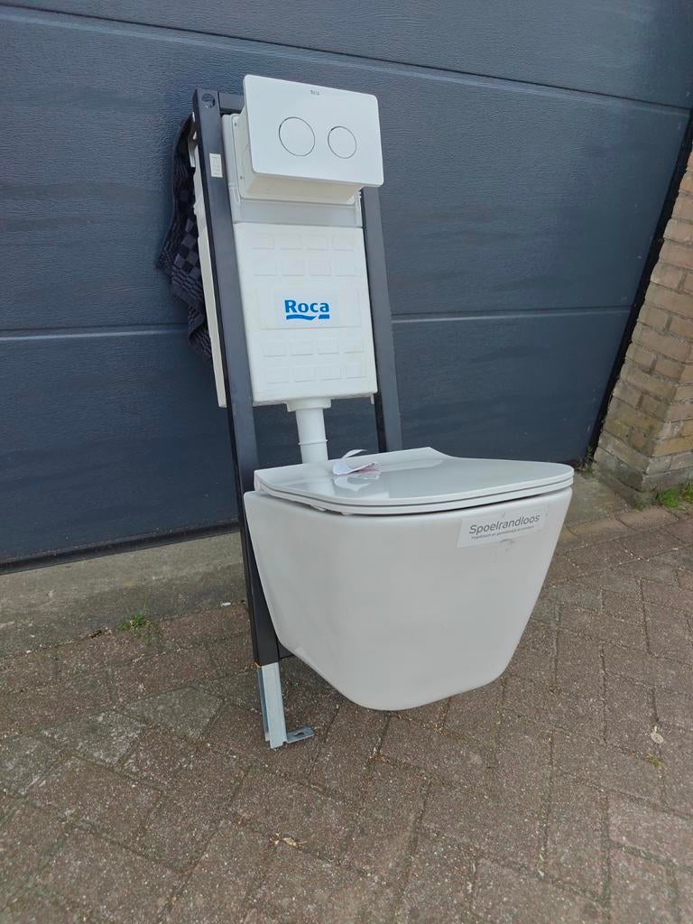 Compleet inbouw toilet ROCA HERACLES NIEUW, Ophalen of Verzenden, Nieuw, Toilet