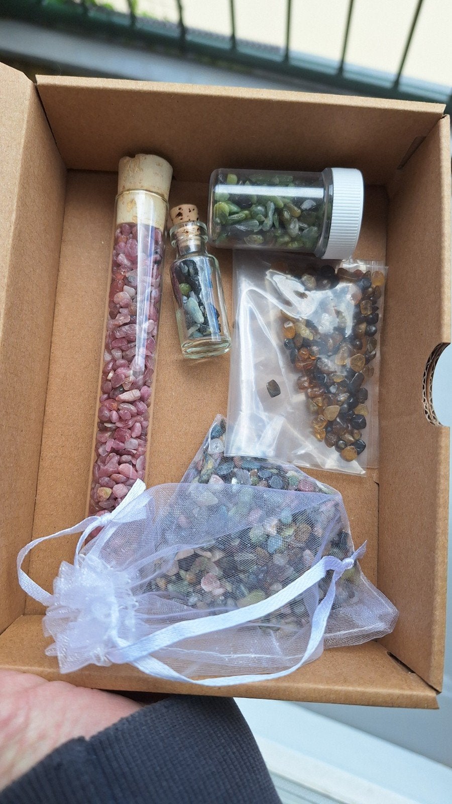 Toermalijn splitstenen 200 gram, Ophalen of Verzenden
