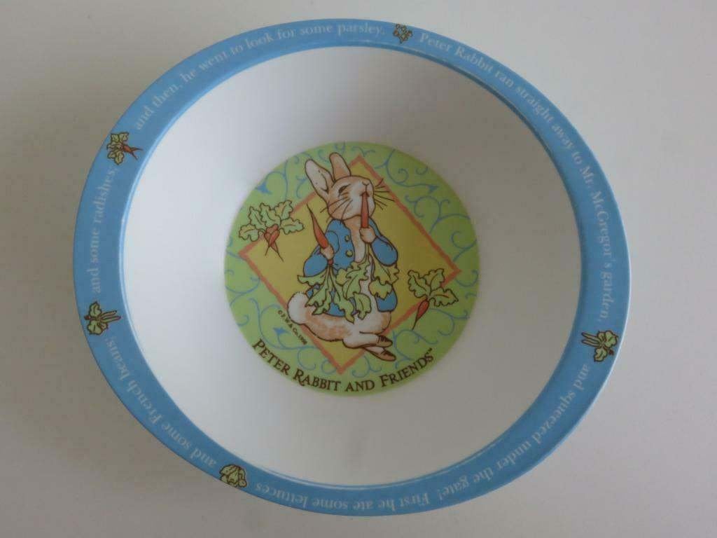 Peter Rabbit melamine schaaltje kommetje (pieter konijn), Overige materialen, Ophalen of Verzenden, Overige stijlen, Schaal of Schalen