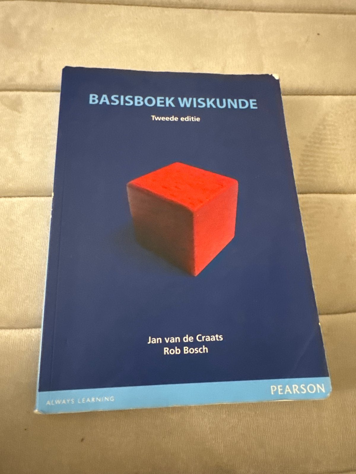 Basisboek Wiskunde - Tweede editie - Jan van de Craats, Ophalen of Verzenden, Beta, Zo goed als nieuw, HBO