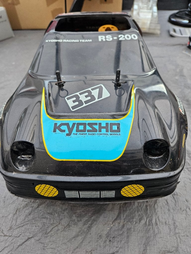 Vintage O.R. / buggy Kyosho RS 200 1/10, Ophalen of Verzenden, Zo goed als nieuw, Schaal 1:10, Auto onroad