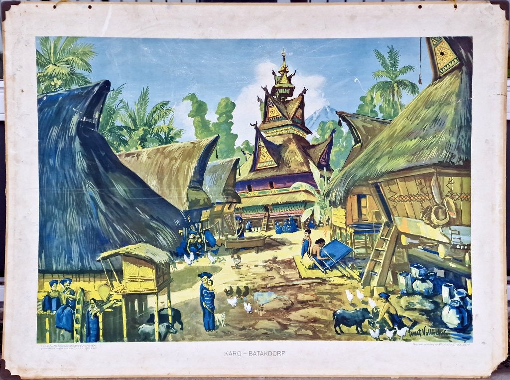 Karo-Batakdorp / Prof. Ernst Vollbehr, Ophalen, Geschiedenis