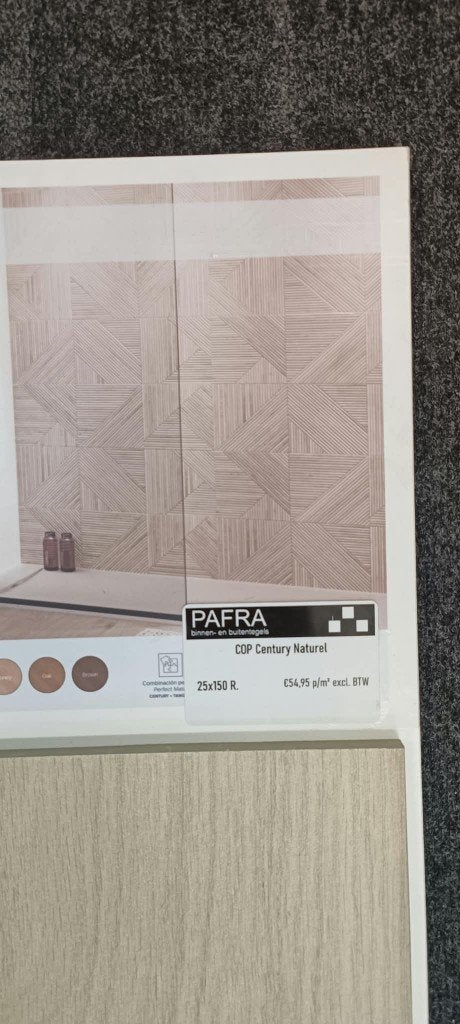 Keramische vloertegels NIEUW, Ophalen, 60 cm of meer, Keramiek, Nieuw