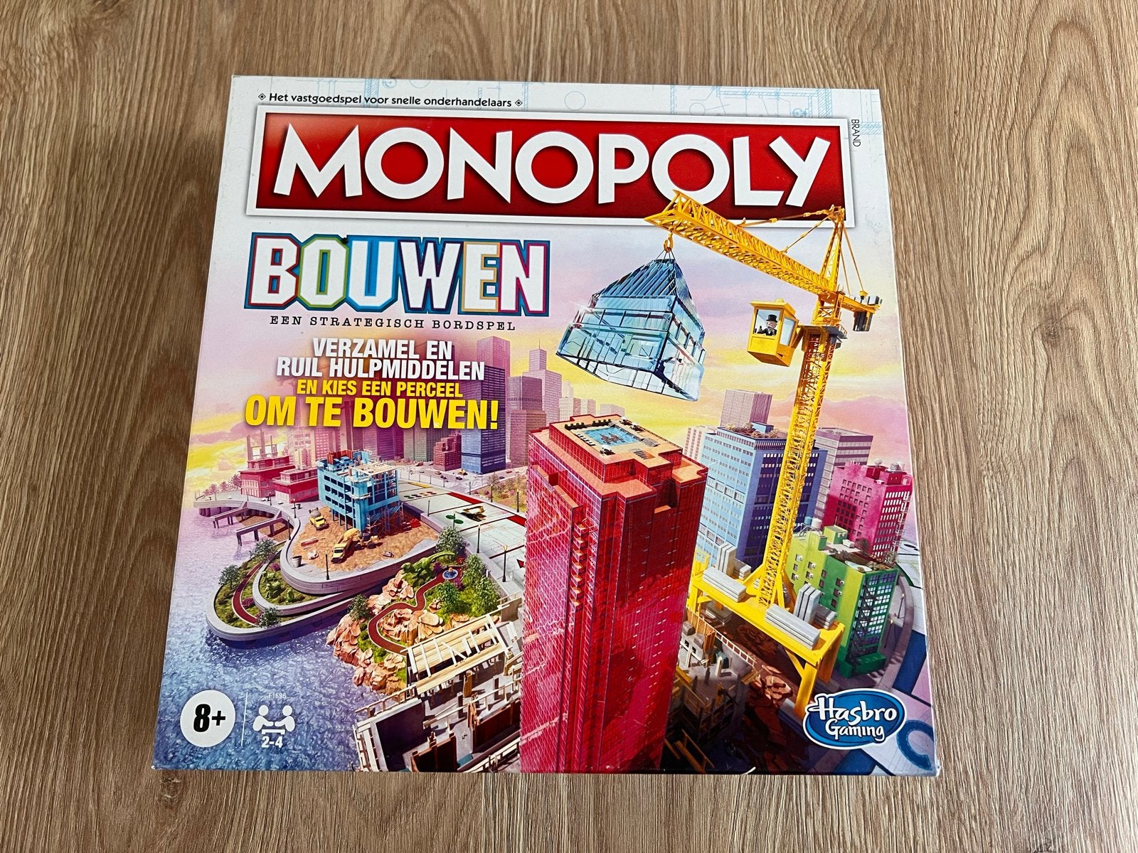 Monopoly Bouwen - Zo goed als nieuw, Drie of vier spelers, Ophalen of Verzenden, Zo goed als nieuw