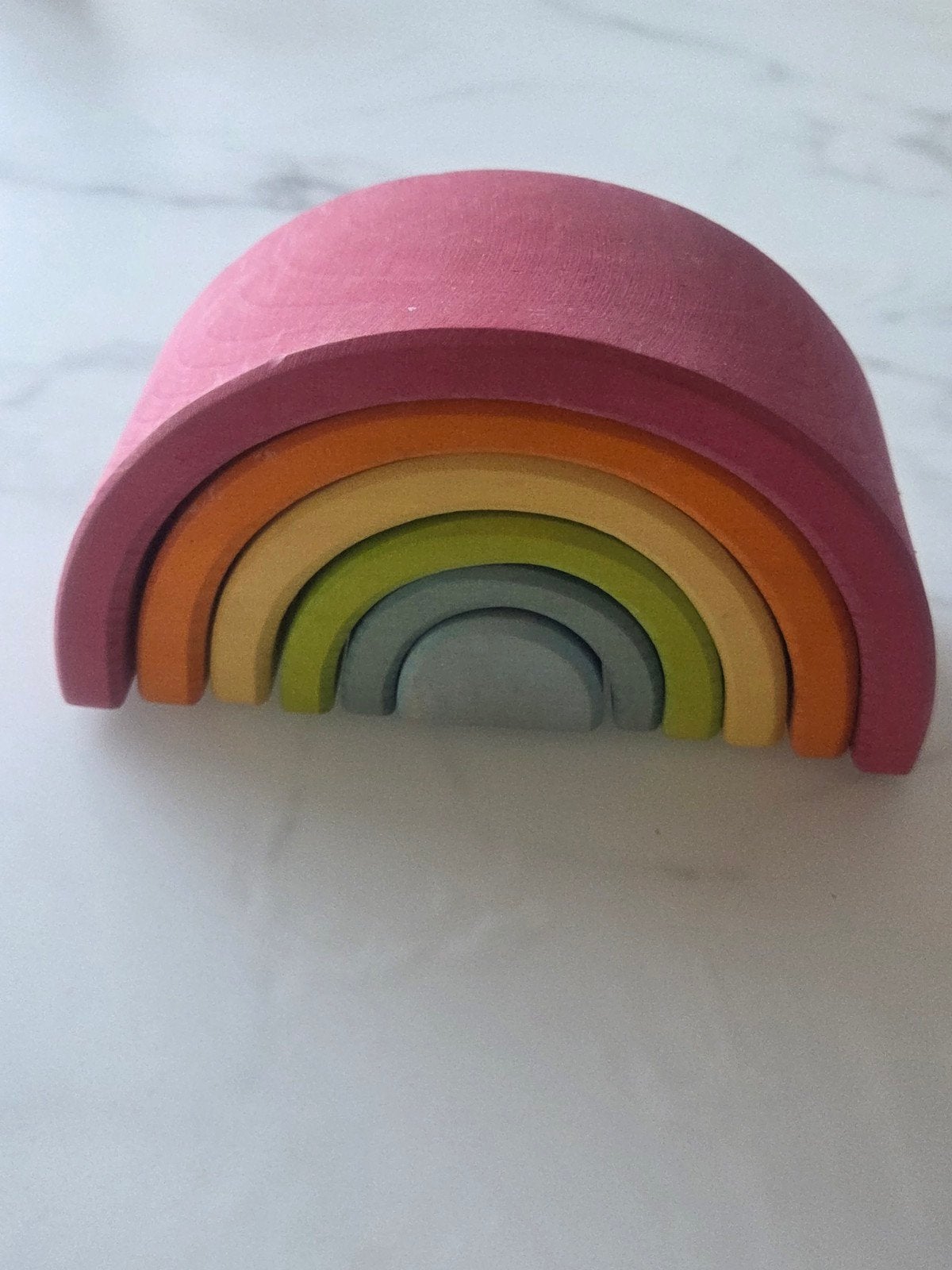 Grimm's Houten Regenboog Speelgoed - Educatief en Duurzaam, Kinderen en Baby's, Speelgoed | Houten speelgoed, Ophalen, Zo goed als nieuw