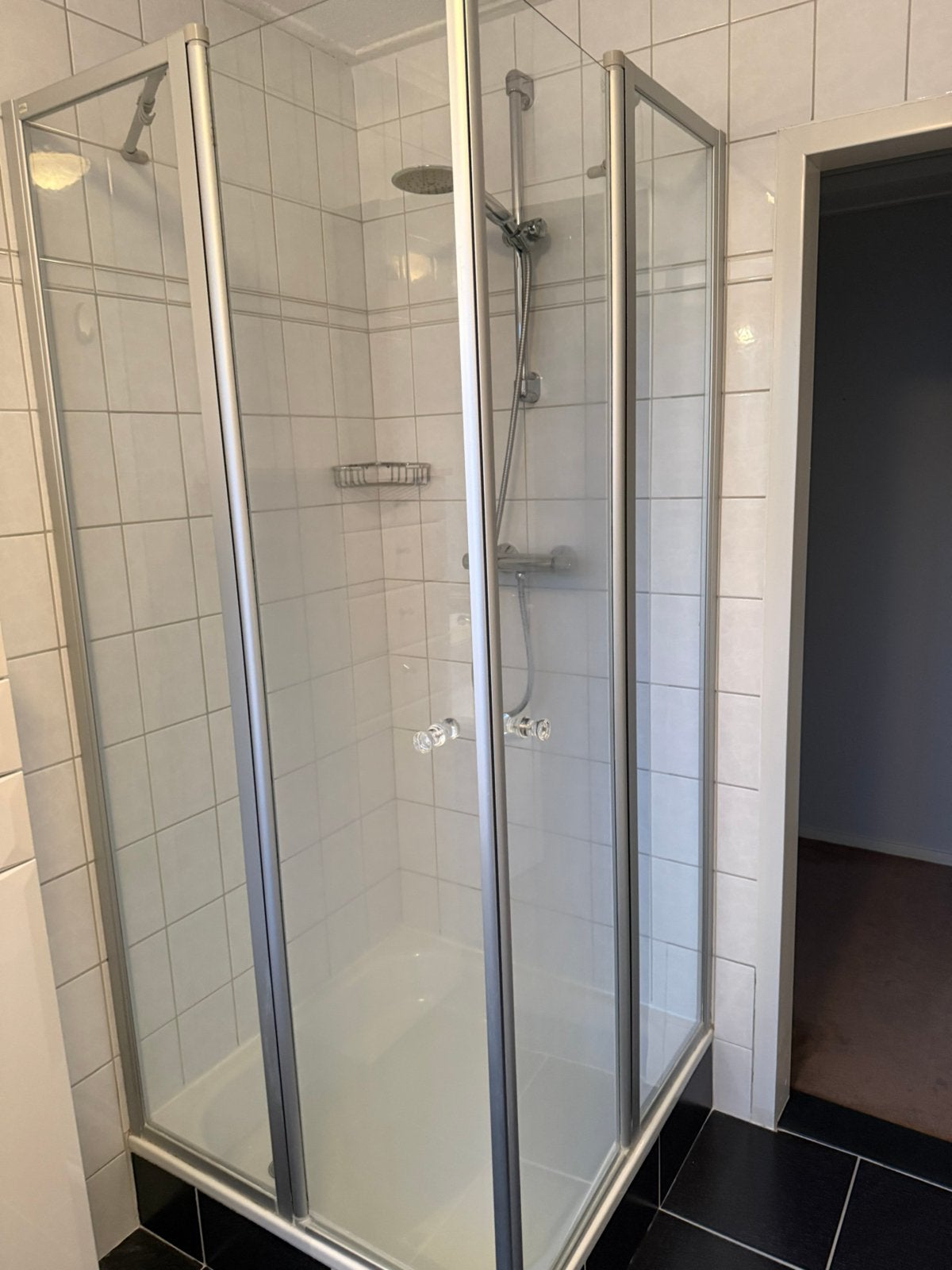 Badkamermeubel hoek douche hoek, Ophalen, Gebruikt, Met douche