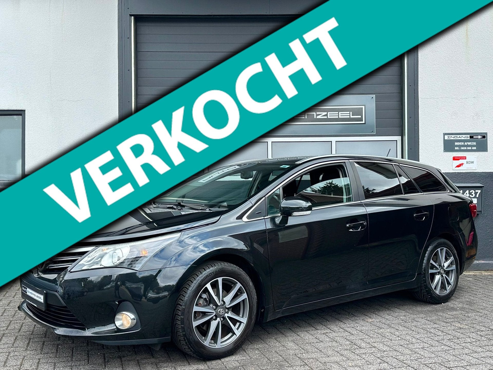 Toyota Avensis Wagon 1.8 VVTi Dynamic I AIRCO I STOELVERW I, Voorwielaandrijving, 4 cilinders, Zwart, Origineel Nederlands