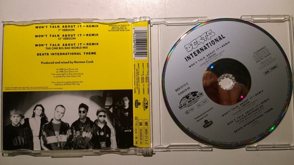 Beats International - Won't Talk About It, Ophalen of Verzenden, Zo goed als nieuw, Pop