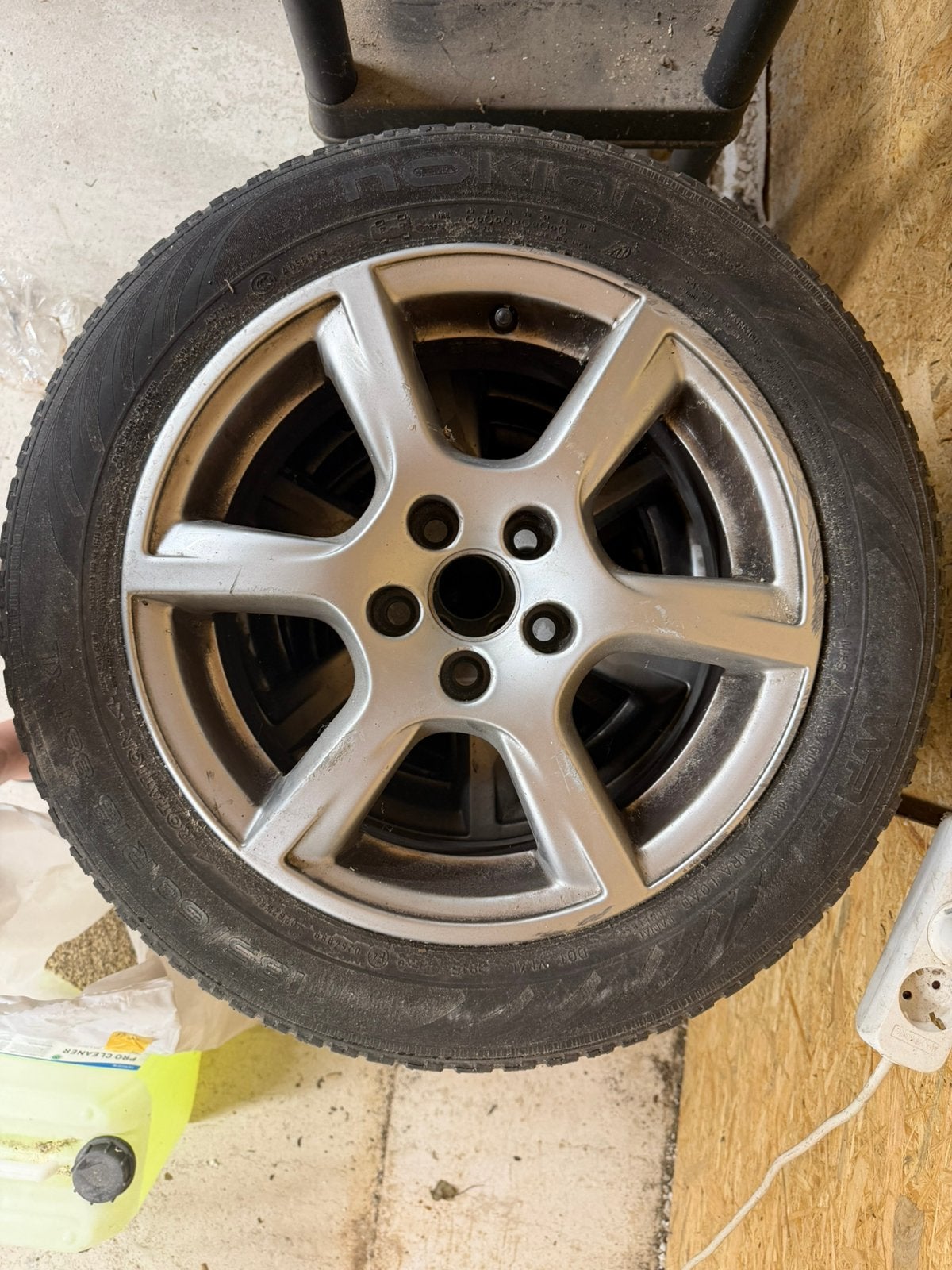 VW polo velgen 15 inch 6 spaaks 185/60r15, Ophalen, Gebruikt