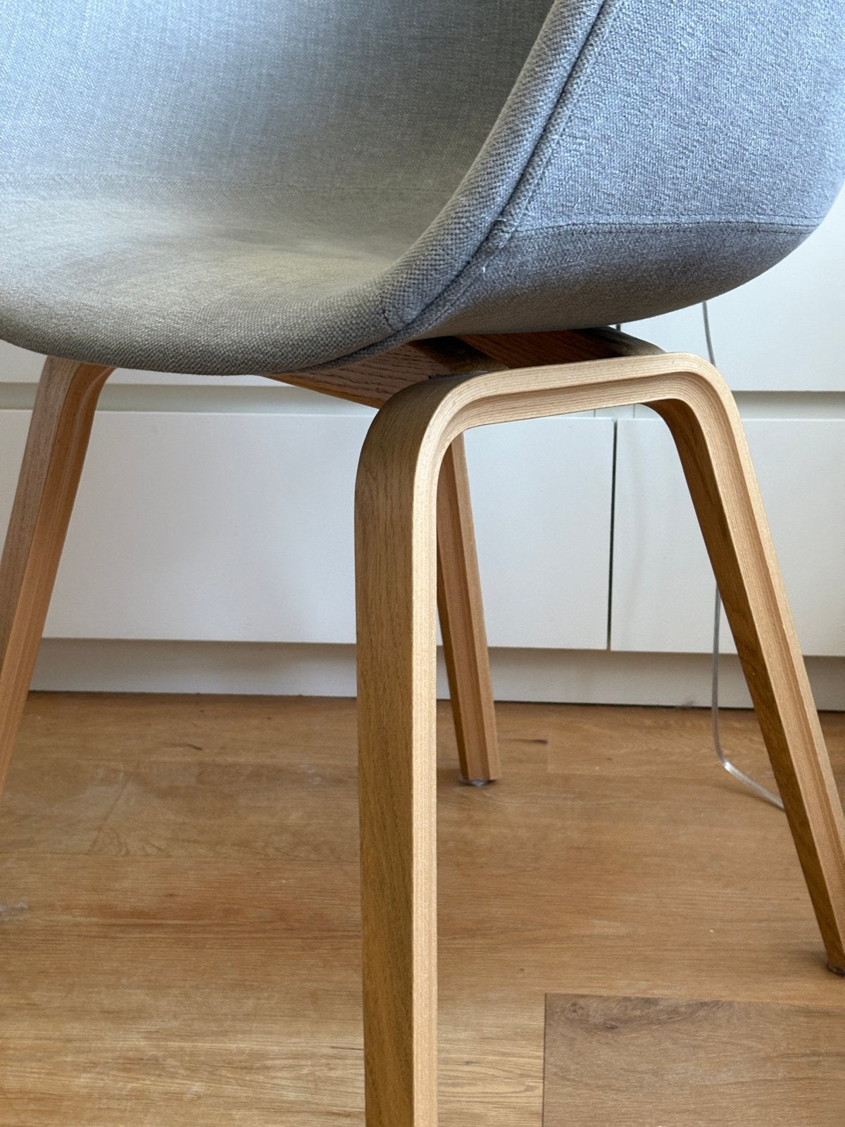 4x Eiken onderstel van Hay voor o.a. AAC 22, 123/127 stoelen, Huis en Inrichting, Stoelen, Ophalen, Gebruikt, Bruin, Vier