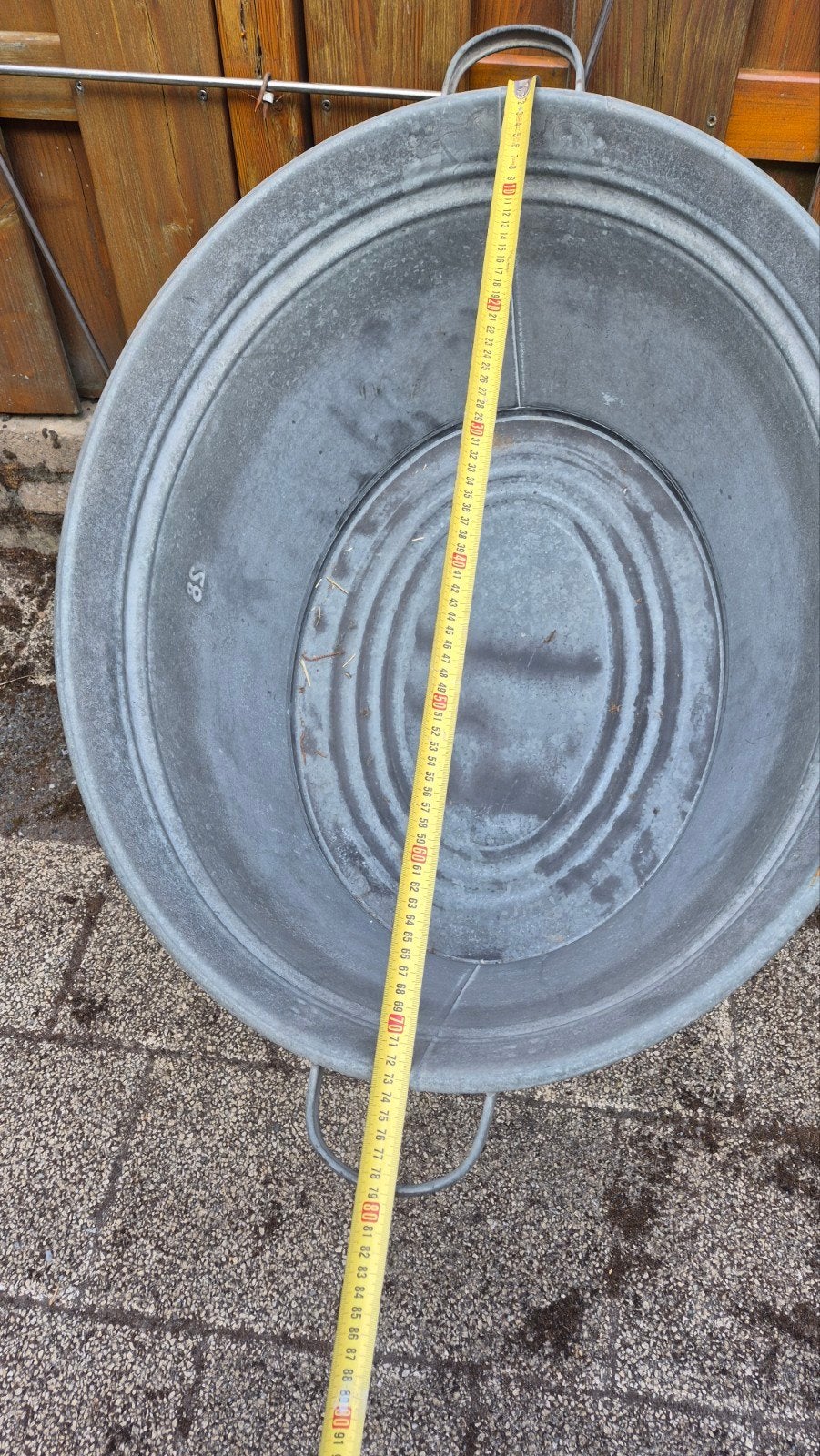 Vintage Zinken teil in goede staat, Ophalen