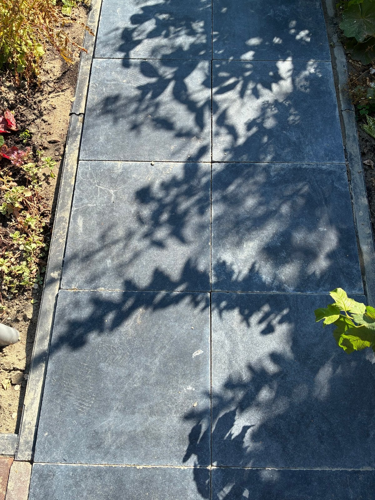 Leisteen tegels 40x40 cm, 2 cm dik, voor binnen/buiten 8m2, Tuin en Terras, Ophalen, Gebruikt, Terrastegels, Natuursteen