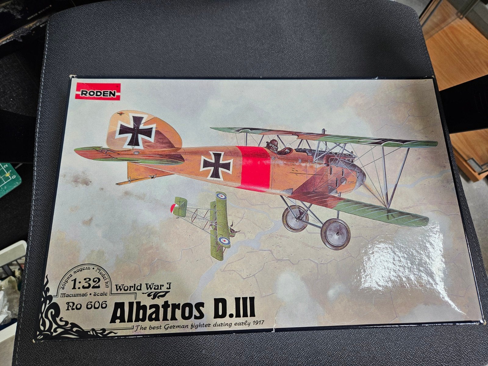 Nieuwe Roden Albatros D.III met Eduard Photo Etch 1:32, Hobby en Vrije tijd, Overige merken, Nieuw, Ophalen of Verzenden, Groter dan 1:72