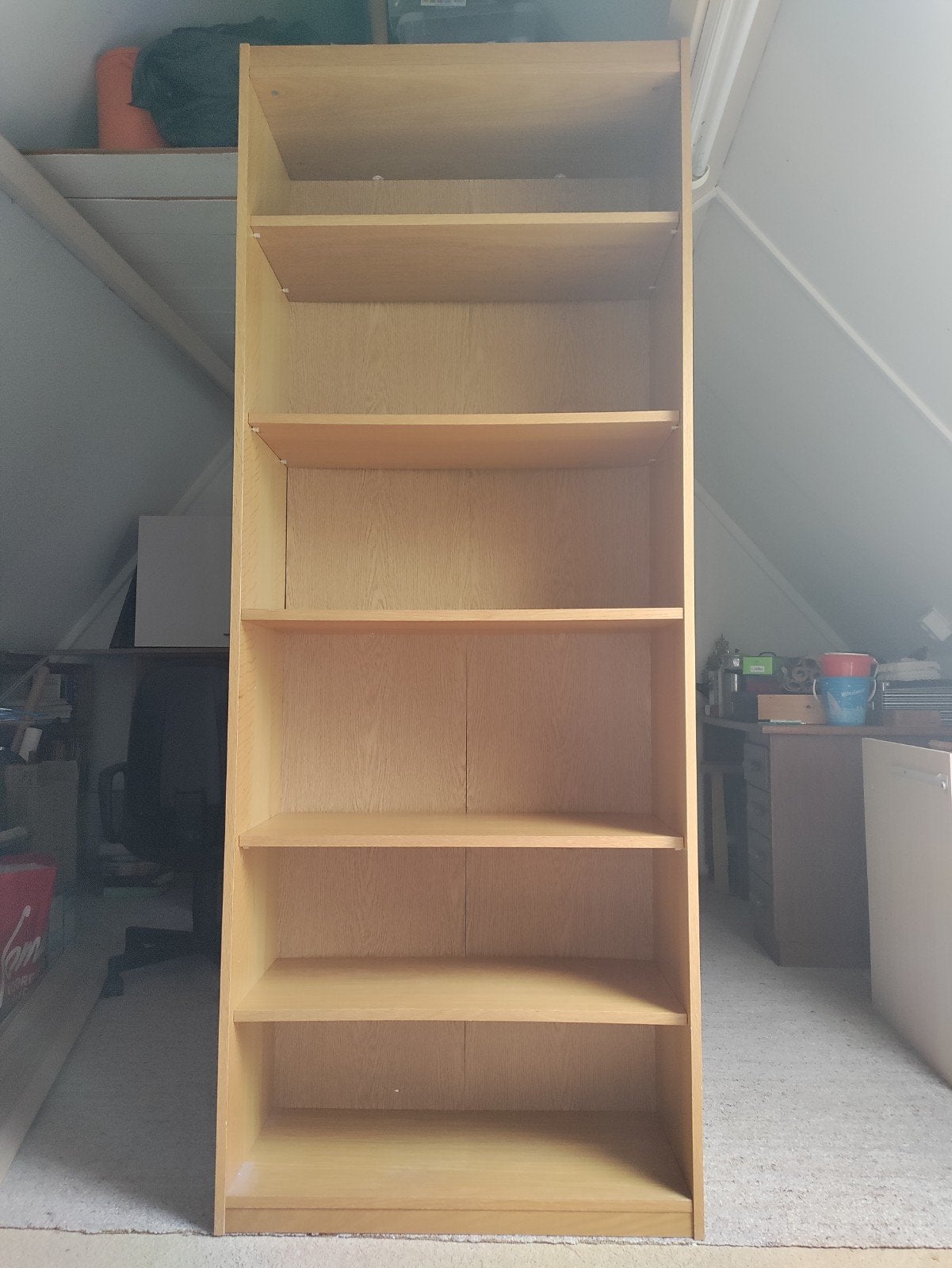 Ikea Billy - Houten Boekenkast met Verstelbare Planken, Ophalen of Verzenden, Gebruikt, 25 tot 50 cm, 200 cm of meer