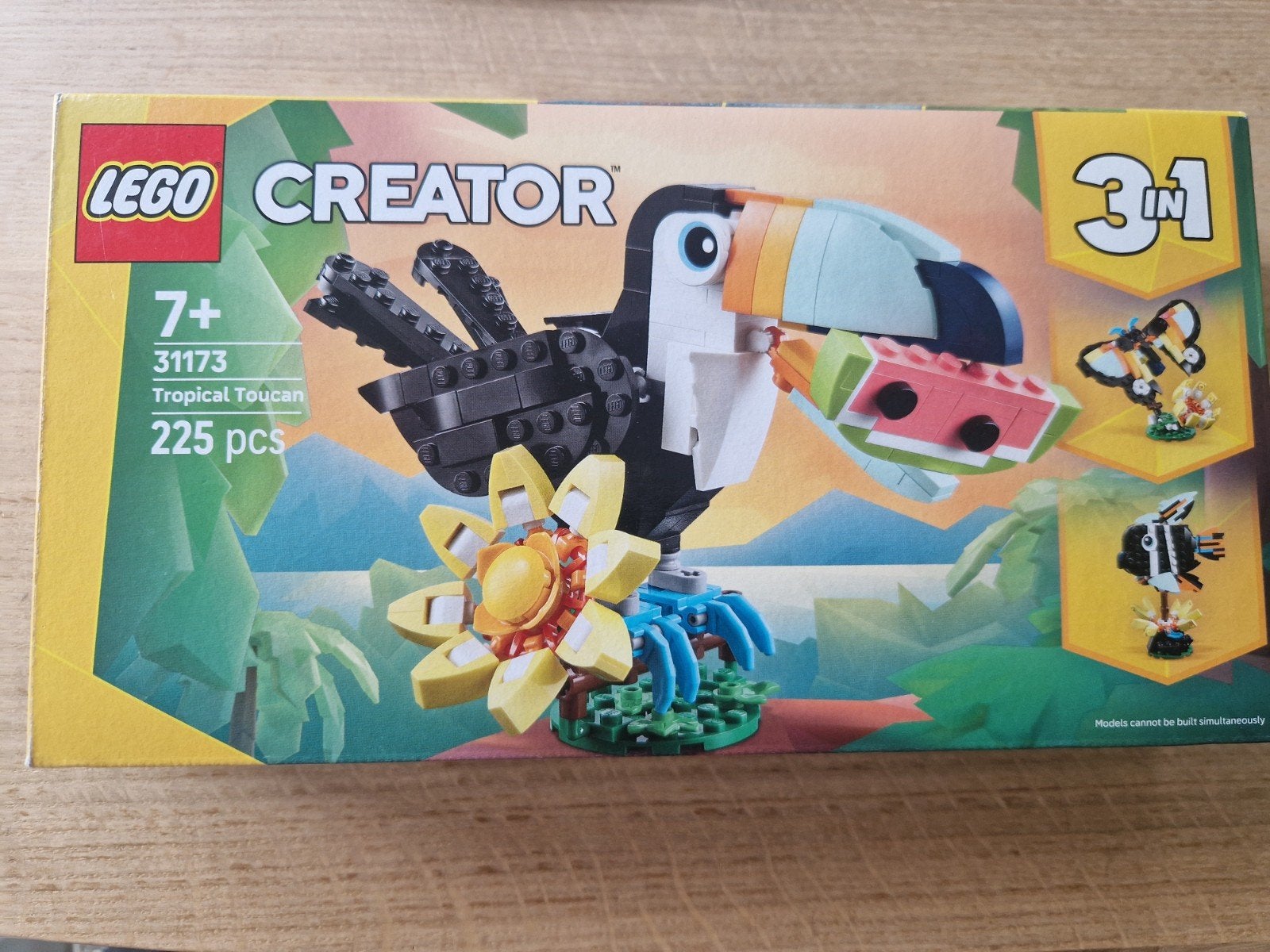 Lego Creator 3in1 - 31173 Toekan, vlinder, vis, Kinderen en Baby's, Speelgoed | Duplo en Lego, Ophalen, Lego, Zo goed als nieuw