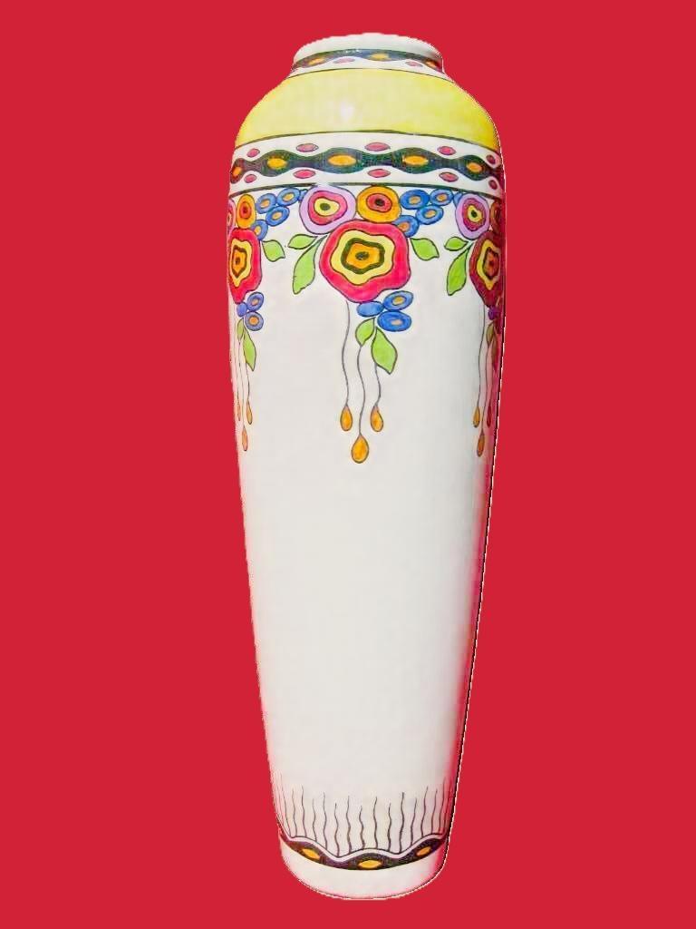Magnifieke 45cm hoge vaas Boch Keramis ( Tango )., Antiek en Kunst, Ophalen