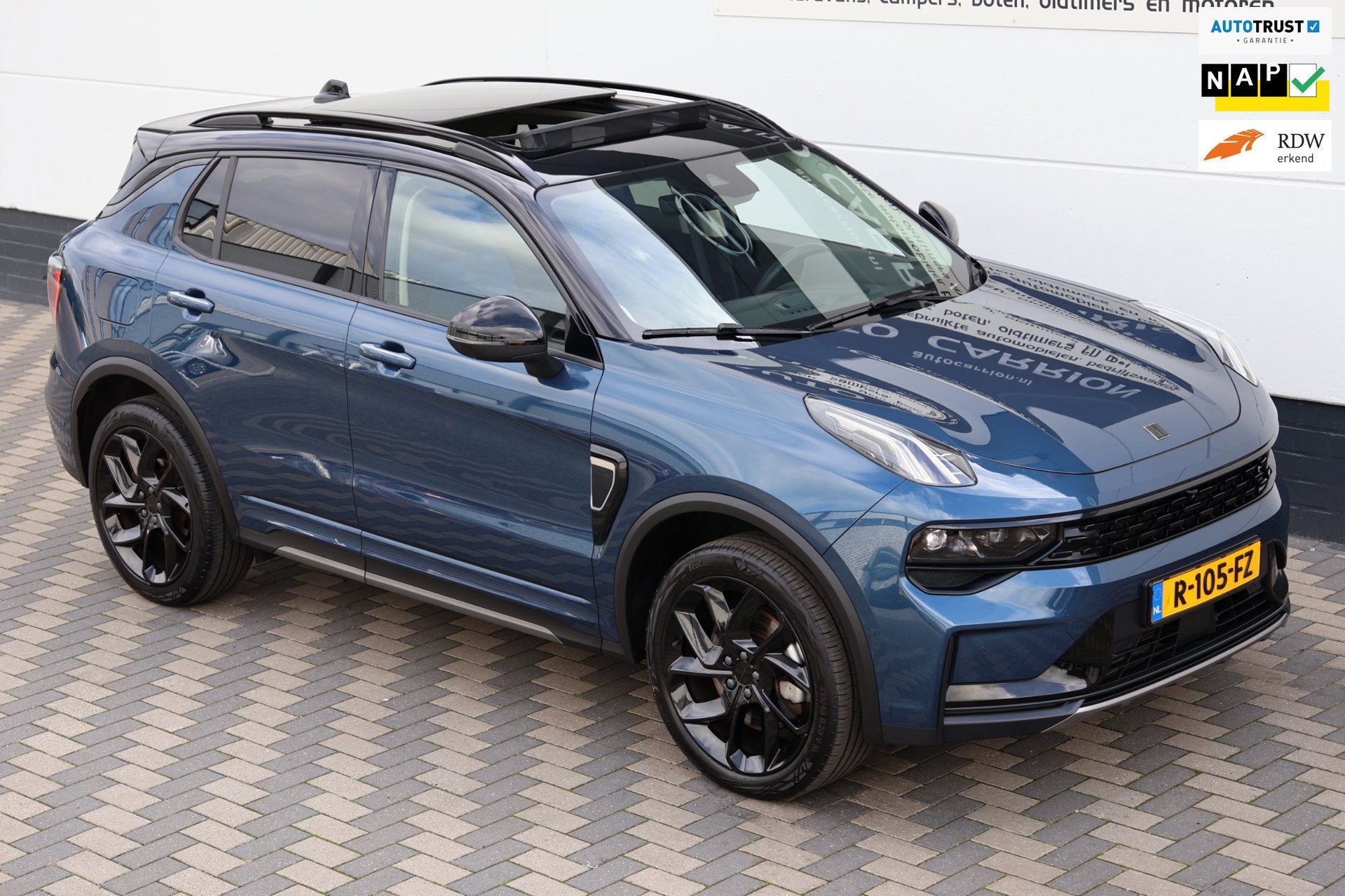 Lynk & Co 01 1.5 PHEV 262PK 360 Camera Black Pack NAP BTW, Auto's, Euro 6, Blauw, 120 €/maand, Bedrijf