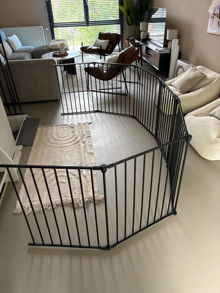 Metal Safety Gate 420 cm for Pets & Children, Ophalen, Zo goed als nieuw, Metaal of IJzer, 115 cm of meer