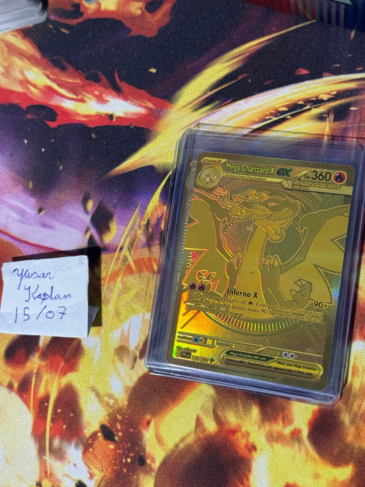 Mega Charizard X ex (PFL 130) ️crimped️, Hobby en Vrije tijd, Verzamelkaartspellen | Pokémon, Ophalen of Verzenden, Zo goed als nieuw