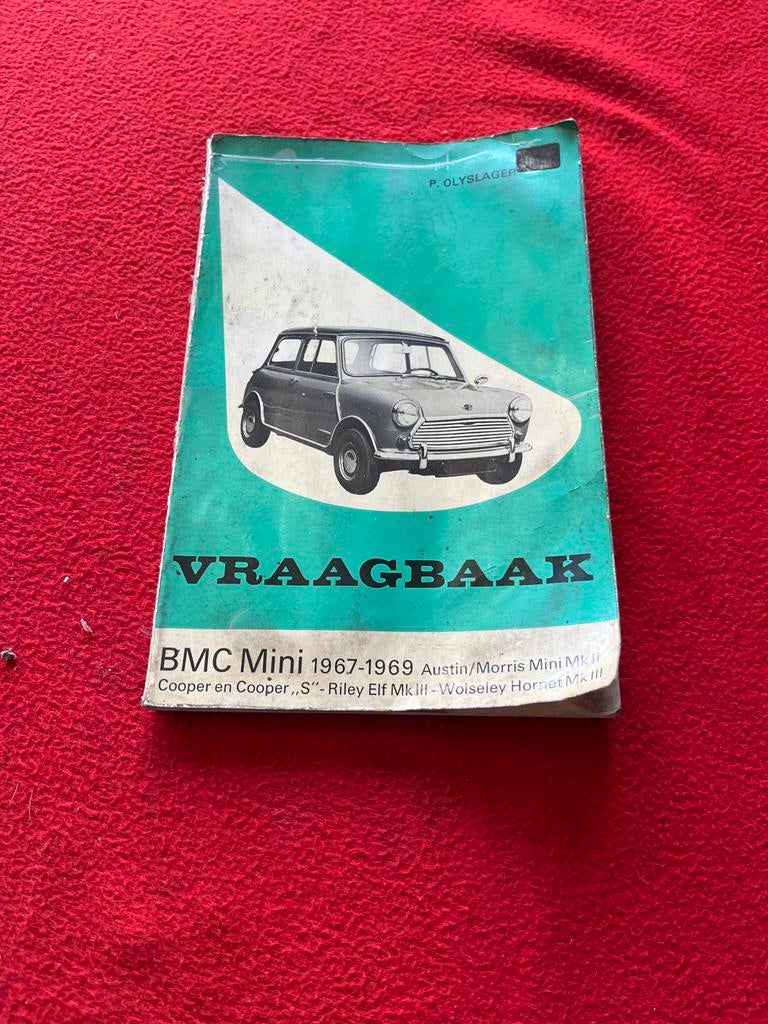 BMC Mini Vraagbaak 1967-1969 P. Olyslager, Ophalen of Verzenden, Gebruikt