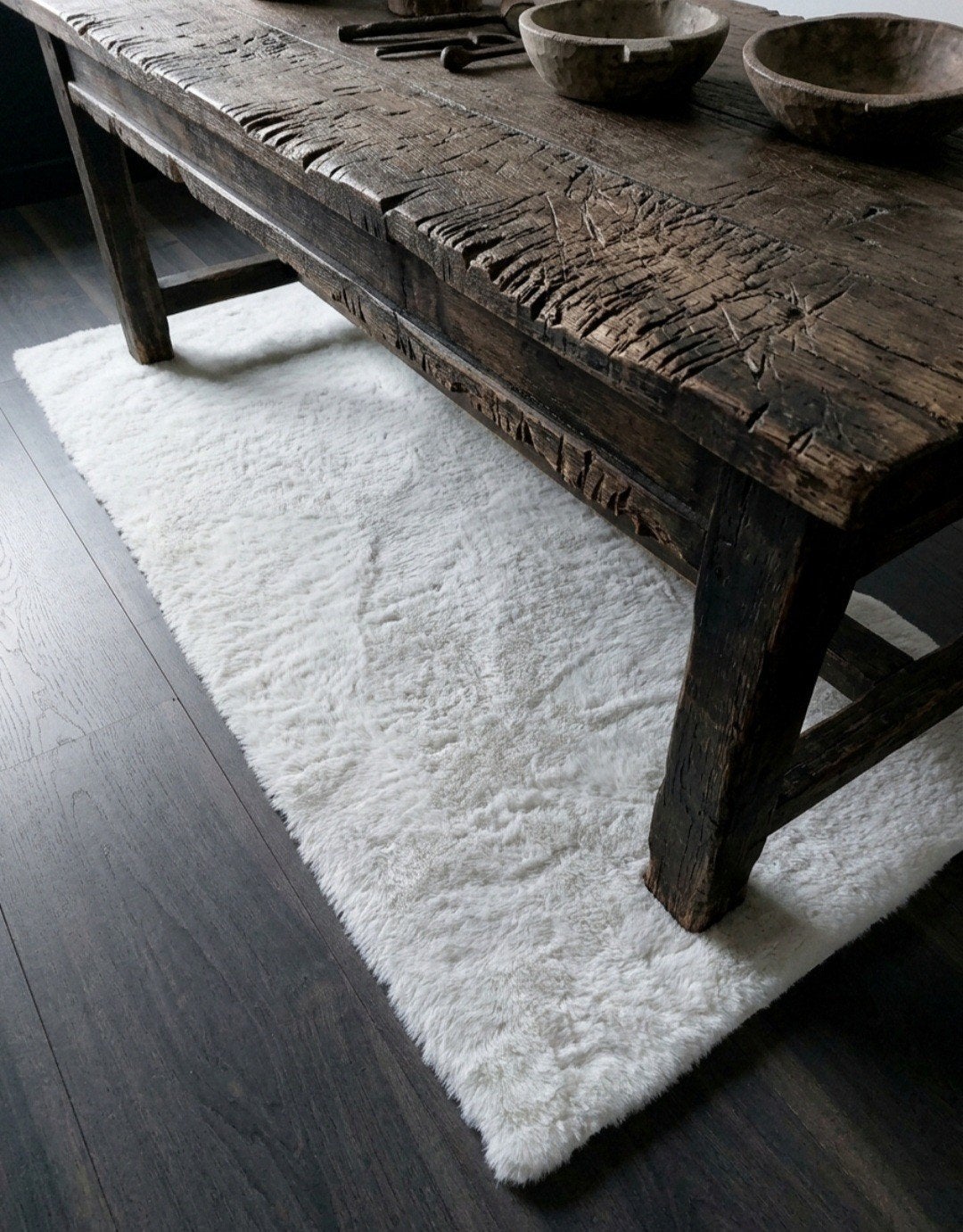 Wasbaar kleed wit 110x65 cm, Ophalen of Verzenden, Zo goed als nieuw