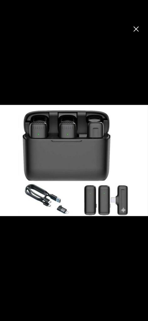 Draadloze microfoon set voor telefoon, Ophalen of Verzenden, Nieuw, Overige typen, Draadloos