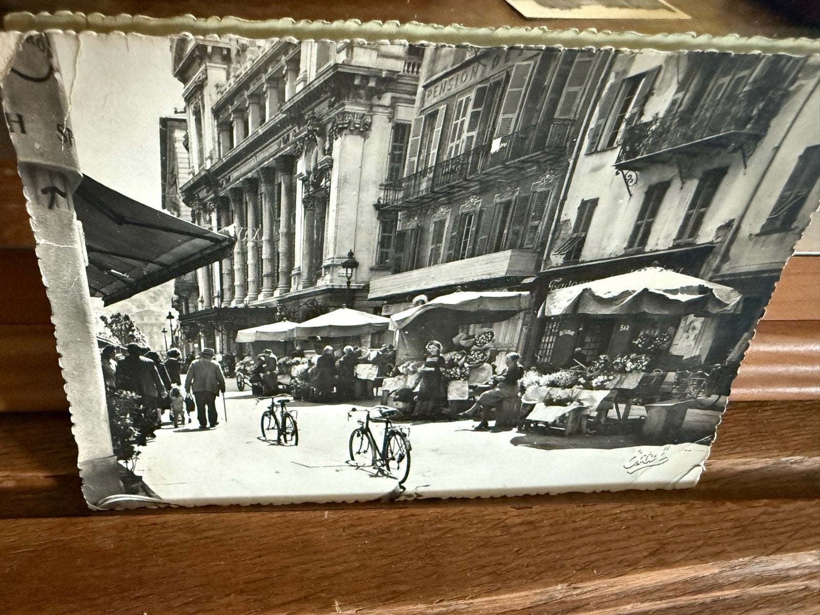 Oude ansichtkaart Nice - Le Marché aux Fleurs, Ophalen of Verzenden, 1940 tot 1960, Ongelopen, Frankrijk