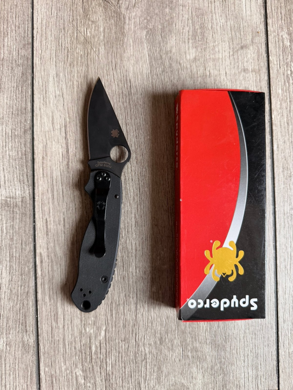 Spyderco para 3 C223GP black, Ophalen of Verzenden, Nieuw