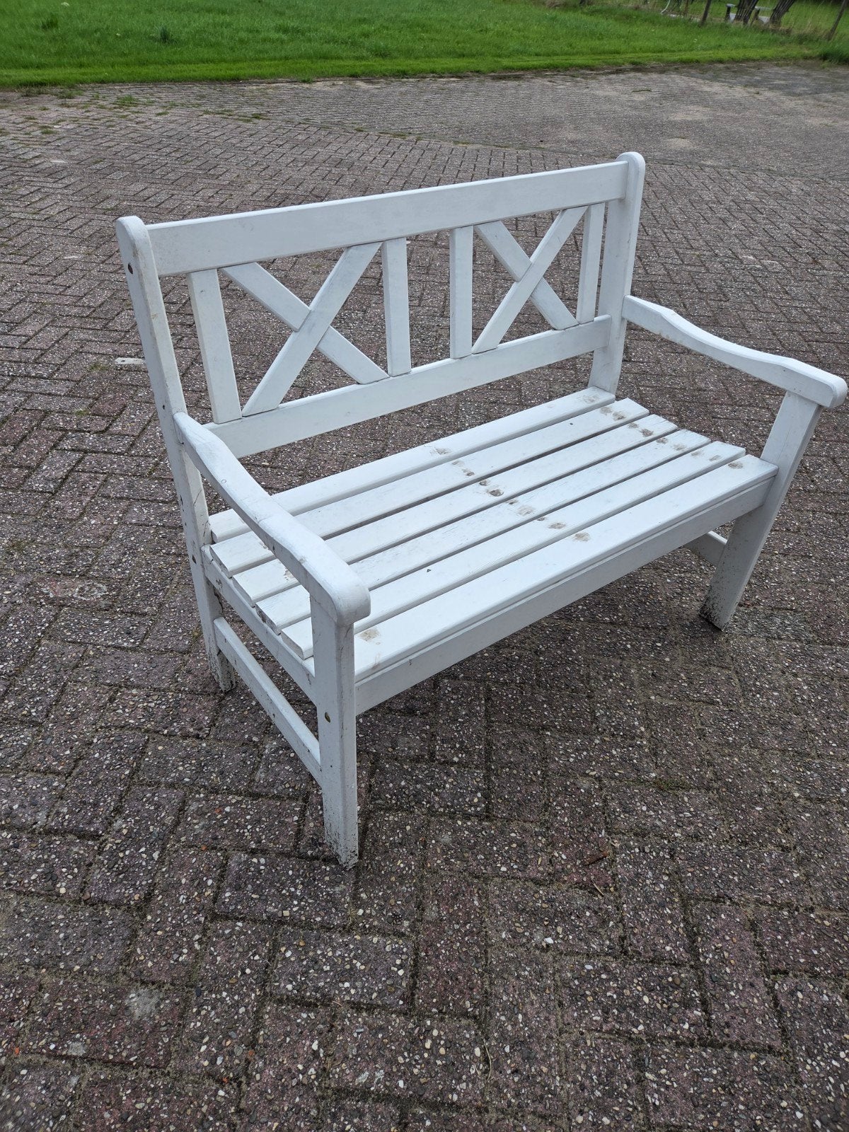 stevige tuinbank, Tuin en Terras, Ophalen of Verzenden, Hout