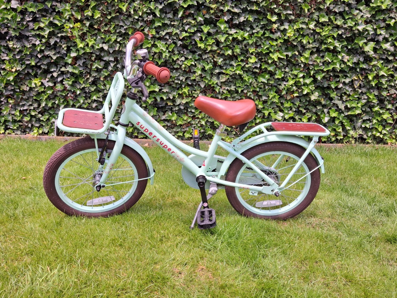 Supersuper Cooper 16 inch kinderfiets, Fietsen en Brommers, Fietsen | Kinderfietsjes, Gebruikt, 16 tot 20 inch, Zijwieltjes, Ophalen