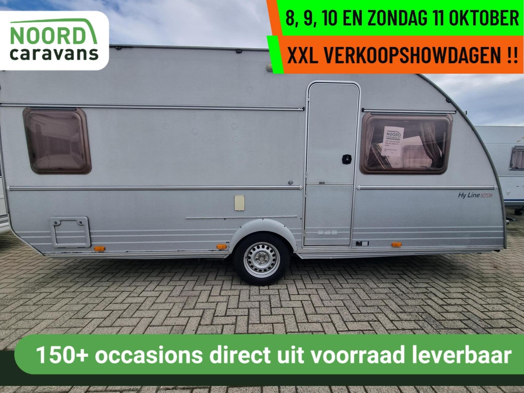Kip HY LINE 50 HYB LEVELSYSTEEM + VOORTENT + VLOERVERWARMING, Rondzit, Bedrijf, 6 tot 7 meter, 1250 - 1500 kg