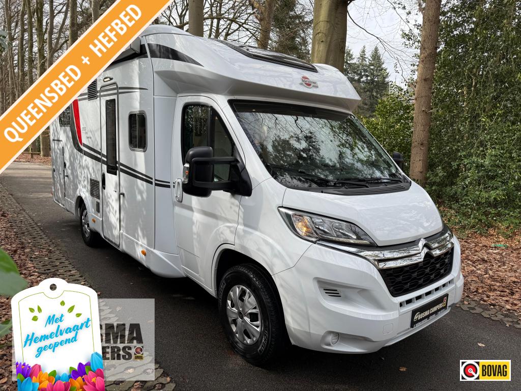 Bürstner Lyseo T 732 Queensbed Face to Face 32000 k, Caravans en Kamperen, Campers, Ringverwarming, Airbags, Bedrijf, Koelkast