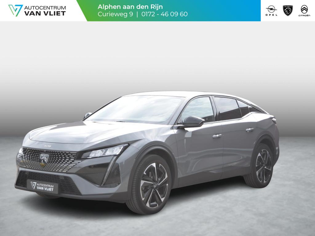 Peugeot 408 1.2 PureTech Allure Pack 130 EAT8 NAVIGATIE & CA, 12 maanden, Gebruikt, 1199 cc, Leder en Stof