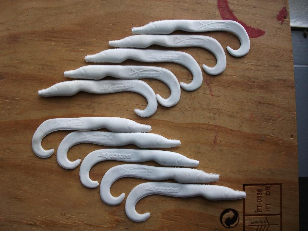 10 stuks Jelly Sandeel kunstaas shads / roofvis shads, Watersport en Boten, Hengelsport | Algemeen, Ophalen of Verzenden, Nieuw