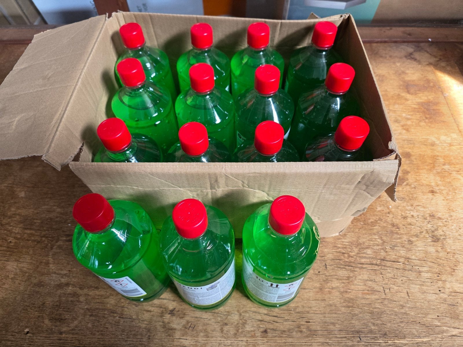Hendi Brandpasta Ethanol Gel 1L - 15 flessen voor Chafing, Nieuw, Ophalen of Verzenden, Nvt, Nvt
