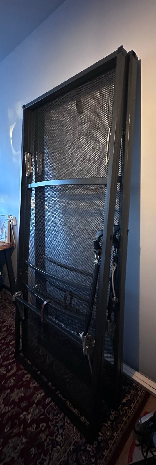2x Auping spiraal bodem 90x200 (180x200) verstelbaar, Ophalen, Gebruikt, Tweepersoons, Bedbodem